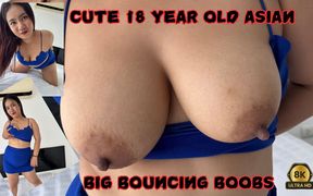 Cute 18 Years Old Asian Big Bouncing Boobs. - VR - 40:55 video - from FapHouse