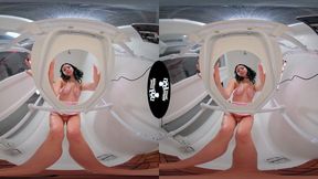 VR180 Brat girl Bailey Blaze Piss Toilet Slave - 14:15 video - featuring Bailey Blaze - from Clips4sale