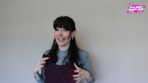 Cute brunette girl with long nails vlogs her thrif haul - 30:06 video - featuring Ryland Babylove - from SexPester