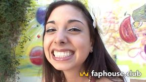 Interview with a Horny Super-Tempting Black-Haired Young babe - 10:41 video - featuring Trinity St Clair - from Xozilla