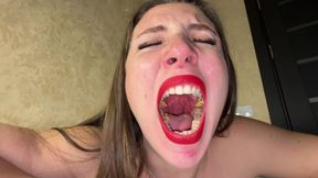 Hungry Yawn Munch Tease POV - HD - 10:07 video - from FapHouse