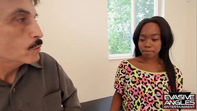 EVASIVE ANGLES Gucci is a babysitter with luscious black skin. She painted her fingernails blue this morning because she knew the man at the house she babysits at wants to fuck her. - HD - 26:24 video - featuring Harry Rivera - from XVideosRed