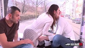 Jessica Bell gets fucked hard in the back of a truck - SD - 24:50 video - from Public-Porno