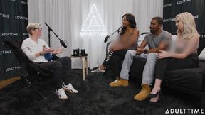 Pornstars Podcast After 3-way! | Lexi Lore, Isiah Maxwell, & August Skye | the Adult Time Podcast - HD - 48:03 video - featuring Avery Jane - from FapHouse