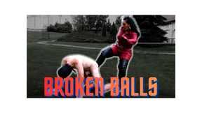 Ballbusting Leather Punishment, Ezada Sinn destroys pet’s balls under the rain - HD - 9:25 video - featuring Ezada Sinn - from LoyalFans