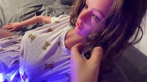 The doll is a replica of my wife! The neighbor complains that "my wife looks out of the window strangely - HD - 7:48 video - from xHamster