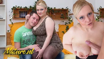 Curvy Blonde Stepmom Surprises Step Son With Secret Passionate Sex Gift - HD - 10:41 video - from Fucker