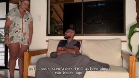 My horny brother-in-law is staying over, so I decide to ride his big, hairless cock with my MILF pussy until it's full of cum! - HD - 14:32 video - featuring Cata Sanchez - from FapHouse