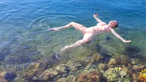 Beautiful Amateur Naturist: Outdoor Stretching & Naked Swimming Art - HD - 5:16 video - from xHamster