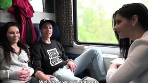 Couples swap in Czech train cabin - 27:30 video - from Thrupnies