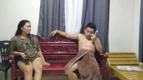 ASIAN WIFE PAYS MONTHLY RENT WITH BLOWJOB AND FACIAL CUM - HD - 9:16 video - from xHamster