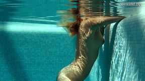 ”Serbian beautiful babe swims naked underwater” - SD - 5:22 video - from Rainblow