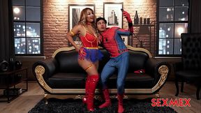 SEXMEX - HALLOWEEN AFTER PARTY WITH MY STEPMOM . Sandra Paola - HD - 25:53 video - featuring Sandra Paola - from xnxxGold