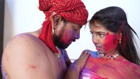 Hot Desi Indian Sanjana Holi Special Hard Sex - HD - 27:28 video - from FapHouse