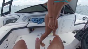 Fit MILF's Blowjob on Private Yacht - HD - 6:12 video - featuring Miss Lexa - from xHamster