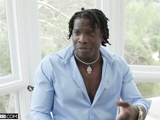 Chloe Temple has hooked up with a gracious, ebony chap, just to ride his inflexible rod - HD - 35:26 video - featuring Chloe Temple - from FreePorn8