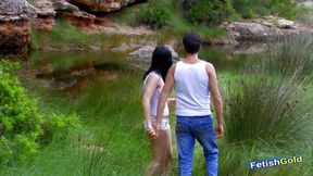 Horny stepbrother fucks innocent stepsister ass and pussy by the lake - 4K - 8:54 video - from xHamster