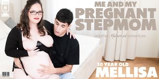 Mellisa is pregnant stepmom who craves the cock from her stepson who loves to give her a creampie! - HD - 28:59 video - from Mature.nl