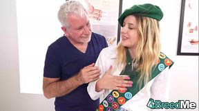 Older Southern Man Breeds Teenage Girl in Office - SD - 15:34 video - from W1mp