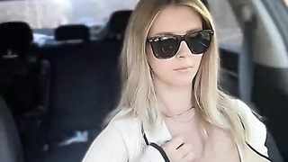 Blond Honey Driving Around Like a Superslut in Van - HD - 30:25 video - from PornDR