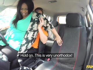 Fake Driving School - Black with Massive Booty and Giant boobs banged in a car - HD - 15:10 video - from Amateur8