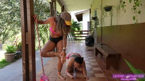LOLAH VIBE - Floor of my house must be cleaner than your tongue! - HD - 17:04 video - featuring Lolah Vibe - from LoyalFans