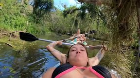 Couples swap after a kayaking adventure with Damiana and Bruna Carlos - HD - 17:03 video - from Rock.PORN
