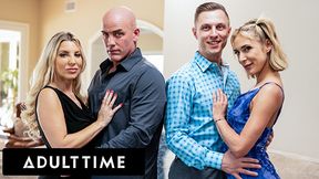 ADULT TIME - Horny Swingers Ashley Fires and Aiden Ashley Swap Husbands! FULL SWAP FOURSOME ORGY! - HD - 14:19 video - from xHamster