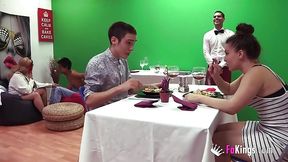 Hunged Naked Guy Wants To Cum Over Sex Chubby Legs At The Dinner Orgy - HD - 66:28 video - from Analdin