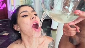 Latina anal slut gets double BBC in 3some bondage scene - SD - 1:33 video - from W1mp