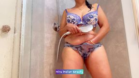 Art of Tease by Indian MILF Hira Erotic Shower - Pussy Washing Big Thick Ass - SD - 4:43 video - from FapHouse
