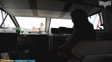 Curvy Angelssex Destroys Cock On Boat Gushing Cum On Fat Ass Public - HD - 11:18 video - from NewBestPorn