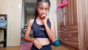 Part 2: After Workout Sweaty Orgasm - HD - 15:20 video - from FapHouse