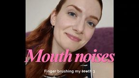 Finger brushing my teeth 3 - 4K - 18:06 video - from Clips4sale