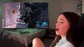 GWEN X VENOM PORN REACTION (WEIRD WANKS) - 4K - 7:36 video - from xHamster