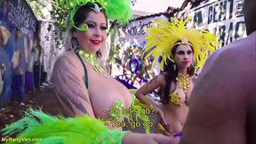 real bang van samba dancer carnaval anal orgy - HD - 15:14 video - featuring Zarah Santti - from XVideos