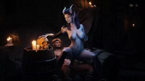 High Priestess rides knight's cock to gain power in animated 3D fantasy - SD - 7:09 video - from ExtremeWhores