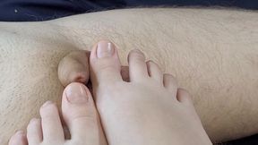 I Didnt Know You Were A Foot Fetishist!!! // Masturbating A Small Penis With My Feet - HD - 7:46 video - from AbJav