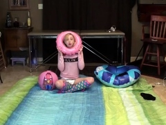 Mandie: Wet Pullup, Inflatables - 13:10 video - from DrTuber