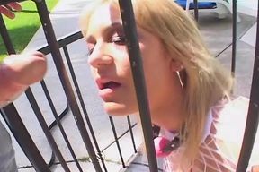 Caged blonde slut enjoys rough anal sex - SD - 36:40 video - from xHamster