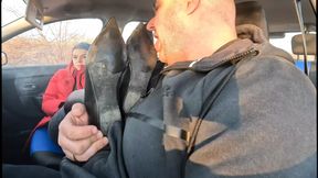 Bootworship and trampling in outdoor - 4K - 2:03 video - from xHamster