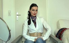 Satin Scarves for a Casual Outfit with Blue Jeans - HD - 12:59 video - from FapHouse