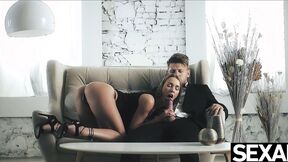 ”Athletic beauty rides her lover's rigid dick to a hot creampie” - HD - 12:12 video - featuring Alexis Crystal - from Faptor