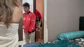 I Fuck the Food Delivery Guy and Make Satisfy Him - HD - 22:49 video - from FapHouse