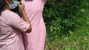 College Student with Uniform Lesbian Outdoor - 6:43 video - from FapHouse