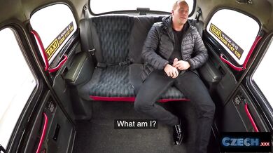 CZECH XXX - Hot Blonde Taxi Driver with Hugh BOOBS gets Pussy Licking Orgasms - HD - 32:19 video - from NewBestPorn