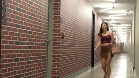 Smoking hot babe gets caught masturbating in the hotel staircase - 4K - 7:24 video - from xHamster