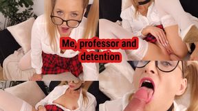 POV A sassy student got detention from the professor, but he had no idea what she would do to him in the classroom - SD - 21:57 video - from Clips4sale