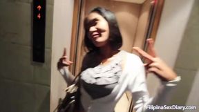 Small-tit Pinay ground on by a huge foreign dick - HD - 8:12 video - from xHamster