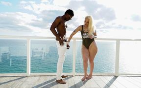Big ass blonde tries huge black dick in surreal manners - HD - 5:13 video - featuring Alexis Andrews - from Letsporn